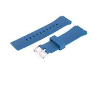 XTVKFWJAB Bracelet de montre en silicone 24 mm for étudiant, compatible avec Swatch Touch Surb100 Surw100, accessoire ceinture étanche(Dark blue)