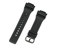 XTVKFWJAB Bracelet de montre en silicone compatible avec Casio AQ-S810w 800 W-735H TRT-110H AEQ-110w AE-1000W SGW-300H MRW-200H F-180WH(Black black)