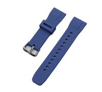 XTVKFWJAB Bracelet de montre en silicone compatible avec Casio PROTREK Series PRG-650/650Y PRG-600 PRW-6600 GA-2000, bracelet de sport étanche for homme, 24 mm(Blue black buckle)