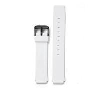 XTVKFWJAB Bracelet de montre en silicone souple 16 mm, compatible avec Casio MQ-24 MW-59, étanche, en résine, compatible avec Citizen(White 02)