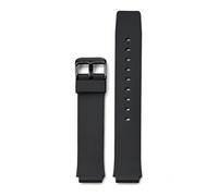 XTVKFWJAB Bracelet de montre en silicone souple 16 mm, compatible avec Casio MQ-24 MW-59, étanche, en résine, compatible avec Citizen(Black 02)
