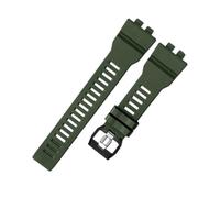 XTVKFWJAB Bracelet de montre en TPU compatible avec Casio GBD-800/GBA-800, bracelet rechange for GBD800/GBA800, accessoires(Green)