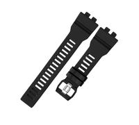 XTVKFWJAB Bracelet de montre en TPU compatible avec Casio GBD-800/GBA-800, bracelet rechange for GBD800/GBA800, accessoires(Black)
