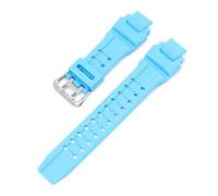 XTVKFWJAB Bracelet de montre étanche en silicone TPU for hommes Casio G-Shock GW-4000 GA-1000 GW-A1000 GW-A1100 G-1400(Light blue)