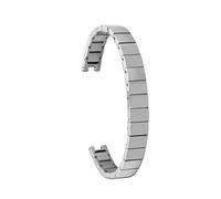 XTVKFWJAB Bracelet de montre for femme en acier inoxydable 10 x 5 mm, étanche à la transpiration, or rose, for Swarovski Devil's Eye 5376812 5376842 537683(Silver)