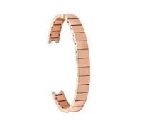 XTVKFWJAB Bracelet de montre for femme en acier inoxydable 10 x 5 mm, étanche à la transpiration, or rose, for Swarovski Devil's Eye 5376812 5376842 537683(Rose gold)