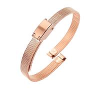 XTVKFWJAB Bracelet de montre for femme Rosemont Julia Olivia Burton (6 mm, 8 mm, 10 mm, 12 mm, 14 mm) en maille d'acier inoxydable Milan(Rosegold,6mm)