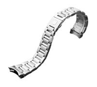 XTVKFWJAB Bracelet de montre homme 22 mm en acier inoxydable massif, compatible avec Tag, compatible avec Heuer Carrera CBN2A1D, bracelets de montre compétitifs de la série WAY201S
