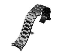 XTVKFWJAB Bracelet de montre incurvé en acier compatible avec Casio EFV-540 BEM501/506 EFB-660 BEM-506 ECB900, bracelet for homme 20 mm 22(C black,22mm)