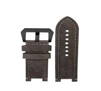 XTVKFWJAB Bracelet de montre rétro en cuir de vache bleu for homme, compatible avec les modèles G-Shock Casio GST-B100/S130/S110/S120/W130L/W100/210/W300(Gray black)