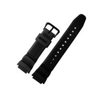 XTVKFWJAB Bracelet de montre sport en caoutchouc AQ-S810W S800 MRW-200 W735 752H Chaîne Europe(Black Black)