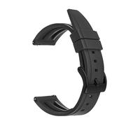 XTVKFWJAB Bracelet de montre universel en caoutchouc TPU 20 mm, 22 mm, 24 mm, 26 mm, étanche, à dégagement rapide, for Seiko(Black02,26mm)