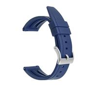 XTVKFWJAB Bracelet de montre universel en caoutchouc TPU 20 mm, 22 mm, 24 mm, 26 mm, étanche, à dégagement rapide, for Seiko(Royal blue,24mm)