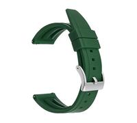 XTVKFWJAB Bracelet de montre universel en caoutchouc TPU 20 mm, 22 mm, 24 mm, 26 mm, étanche, à dégagement rapide, for Seiko(Army Green,20mm)
