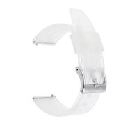 XTVKFWJAB Bracelet de montre universel en caoutchouc TPU 20 mm, 22 mm, 24 mm, 26 mm, étanche, à dégagement rapide, for Seiko(Half transparent,26mm)