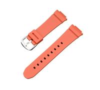 XTVKFWJAB Bracelet de rechange en résine TPU for montre Casio G BGA-130/131/160 BGD-140/560 BGD-5000/5020, 14 mm(Orange)