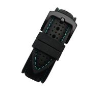 XTVKFWJAB Bracelet de sport en silicone respirant compatible avec les montres Huawei et Samsung (20 mm et 22 mm) et les accessoires Mido, T-issot et O-mega(Black blue black,22mm)