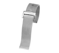 XTVKFWJAB Bracelet en acier inoxydable 20 mm compatible avec Omega 007 Seamaster 300 Speedmaster AT150 Milan Mesh métal Accessoires de remplacement