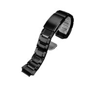 XTVKFWJAB Bracelet en acier inoxydable GSTB200 compatible avec la montre Casio G-Shock GST-B200, bracelet en métal, bracelet en acier, accessoires de remplacement, outils(Black)