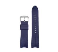 XTVKFWJAB Bracelet en caoutchouc à dégagement rapide compatible avec Rolex Submariner Water Ghost Yacht Log Sport for homme, bracelet gel de silice résistant l'eau(Blue SK,20-18mm)