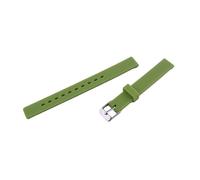 XTVKFWJAB Bracelet en silicone 12 mm avec boucle ardillon, compatible les bracelets DW Tissot Mido CK Sports for enfants et hommes femmes(Army green)
