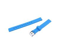 XTVKFWJAB Bracelet en silicone 12 mm avec boucle ardillon, compatible les bracelets DW Tissot Mido CK Sports for enfants et hommes femmes(Blue)