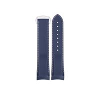 XTVKFWJAB Bracelet en silicone compatible avec les montres de plongée Hamilton Khaki Navy Frogman H776050, H777050 et H778050. Accessoires:(Blue white-silvery,20mm-width)