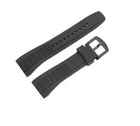 XTVKFWJAB Bracelet en silicone noir 26 mm compatible avec les montres Seiko de la série VELATURA SRH006 SPC007, accessoires for hommes(White Black)