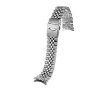 XTVKFWJAB Bracelet homme en acier inoxydable 22 mm compatible avec Seiko n° 5 SRPD63K1 Water Ghost Casio Swordfish MDV-106 MDV-107 MDV-106D MTP-VD01(17Five beads Silver,22mm)