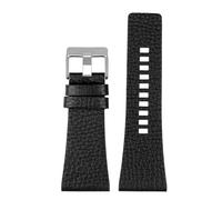 XTVKFWJAB Bracelet Rétro En Cuir For Homme, Compatible Avec Les Montres Diesel DZ7406, DZ7408, DZ4280 Et DZ4343, 22 Mm, 24 Mm, 26 Mm, 28 Mm, 30 Mm, 32 Mm(Black02 S,26mm)