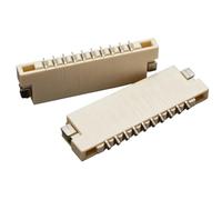 XTVKFWJAB Câble souple d'accueil Fpc/ffc1.0, espacement H1.5mm, autocollant Horizontal, connexion Double face, câble de connecteur électronique à carte(12P-10PCS)
