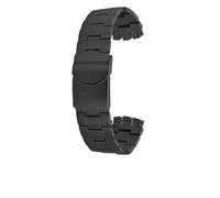 XTVKFWJAB Compatible avec les bracelets de montre Swatch YTS YTS401 YTS402 403 409 YTS713 YTB400 en acier inoxydable, bracelet métal argenté 20 mm, outils(Black)