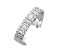 XTVKFWJAB Compatible avec les montres AP Royal Oak Offshore, diamètre 42 mm, étanches, en acier inoxydable massif, 28, concaves-convexes, 15710 et 26470