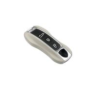 XTVKFWJAB Coque de Protection en Cuir et ABS for clé télécommande, Compatible avec Cayenne 2018-2020, Panamera 2017-2020 et Taycan 2019-2020(E)