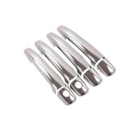 XTVKFWJAB Garniture de poignée porte chromée compatible avec Peugeot Expert Tepee 2007 2008 2009 2010 2011 2012 2013 2014 2015, accessoires style automobile(2 keyholes)