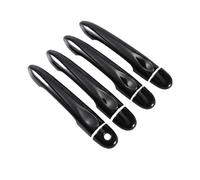 XTVKFWJAB Garniture de poignée porte voiture noire brillante compatible avec Samsung SM3 SM5 L38 2009-2017, accessoires style 2010 2011 2012 2013 2014 2015 2016(4Dr 1 key no button)