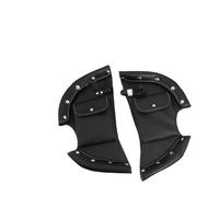 XTVKFWJAB Lot de 2 déflecteurs d'air Souples for Pare-Brise de Moto, compatibles avec Indian 2014, 2015, 2016, 2017, 2018, 2019, 2020, 2021 et 2022(Black)
