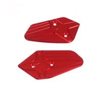 XTVKFWJAB Protecteur de pédale de Repose-Pied Compatible avec Yamaha MT07 Tracer FZ07 XSR700 XSR 700, Accessoires de Moto, plaques de Talon de Repose-Pieds(Red)