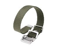 XTVKFWJAB Toile respirante vintage for bracelet de montre Rolex Black Green Water Ghost Hamilton Seiko Tudor 20 mm 22 mm Kain Kepang Pria.(Green,22mm)