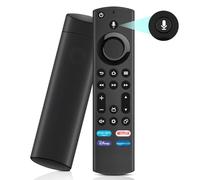 XTVTX Télécommande Vocale de Remplacement pour Smart TVs Stick (2., 3. & 4. Gen, Lite & 4K) et Cube (1. & 2. Gen)