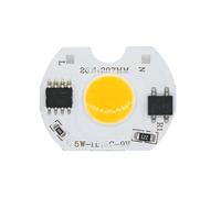 XTVVTODJXT 10pcs LED COB lamp Bead 5W 9V COB Chip 220V Smart IC No Need Driver DIY Flood Light Led Bulb Spotlight Outdoor Chip Lamp(Coldwhite)