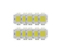 XTVVTODJXT 10pcs/ lot 10W 20W 30W 50W 100W LED Beads Chip 22-24V 30-32V Cold White Warm White DIY for Floodlight Spotlight with Driver(10W 9-12V,Warm White)