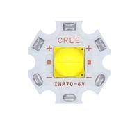 XTVVTODJXT 1pcs CREE 18W 30W Flashlight Lamp Beads XHP50.2 XHP70.2 LED Diodes DC6V DC12V Generation White 6500K 20mm Copper PCB DIY(30W 6V XHP70.2)