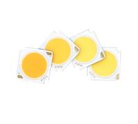 XTVVTODJXT 4pcs 10W 20W 30W 40W 50W Bridgelux Chip LED COB Light-Emitting Diode CRI≥90 Lamp Bead 19mm DIY for LED Bulb Spotlight Accessorie(Pure White 6000k,30W 800-900mA)