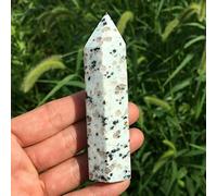 XTVVTODJXT Décoration d'intérieur, baguette obélisque en cristal de quartz bleu naturel à pois de 8 à 10 cm, cadeau en cristal naturel (taille : 1000 g)