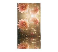 XTYGETY 3 Fleurs Colorées 2 Imprimés Serviettes de Bain Cuisine Serviette à Main Serviettes Vaisselle Serviette Absorbante pour Salle de Bain Pour La Maison Voyage