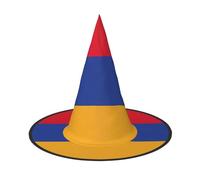 XTYGETY Drapeau de l'Arménie pour adultes - Accessoire de costume d'Halloween - Chapeau de sorcière - Chapeau de sorcière pour fête, carnaval, jeu de rôle