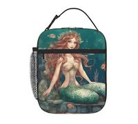 XTYGETY Fairy Tale Mermaid01 Boîte à déjeuner isotherme réutilisable pour homme et femme