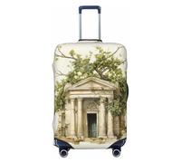 XTYGETY Housse de protection pour valises de 45,7 à 81,3 cm avec motif grec et branches d'oliviers romaines, Noir , XL