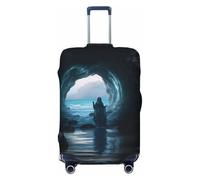 XTYGETY Housse de protection pour valises de 45,7 à 81,3 cm, inspirée de la sorcière des mers, Noir , XL